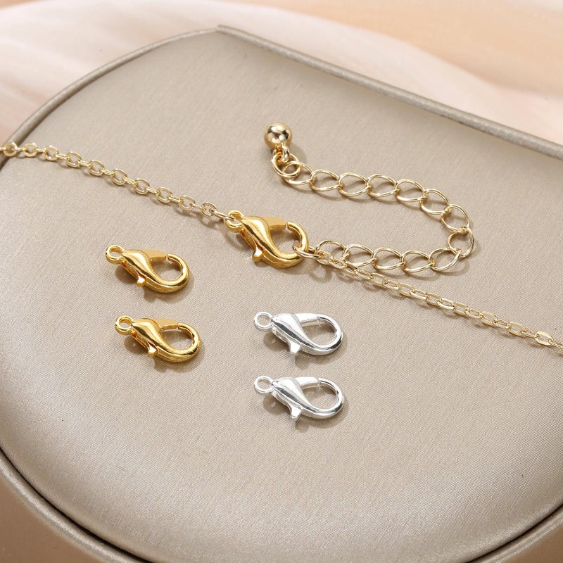 KOPOX 5 Sizes Silver and Gold Open Jump Rings  500PCS O Rings and Lobster Clasps  Small and Large Jump Rings for Jewelry Making and Keychains - Image 5